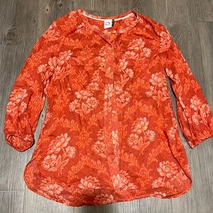 Like New Anthropologie Floral Top
